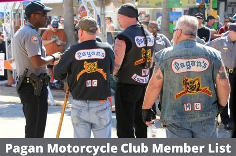 Get Copy of Brotherhood & Betrayal- A high powered. . Pagans motorcycle club member list